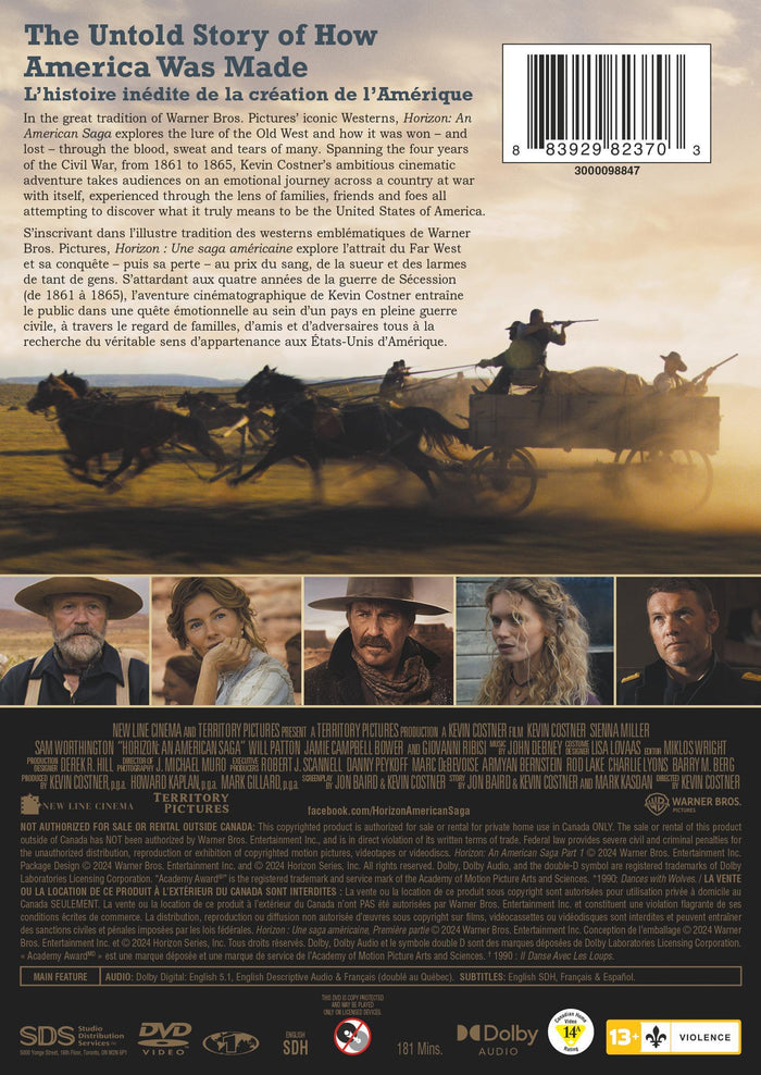 Horizon: An American Saga Chapter 1 [DVD]
