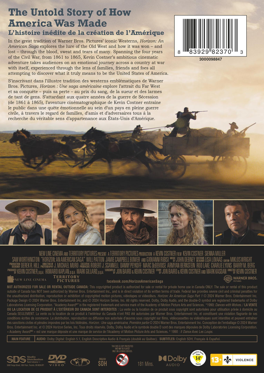 Horizon: An American Saga Chapter 1 [DVD]
