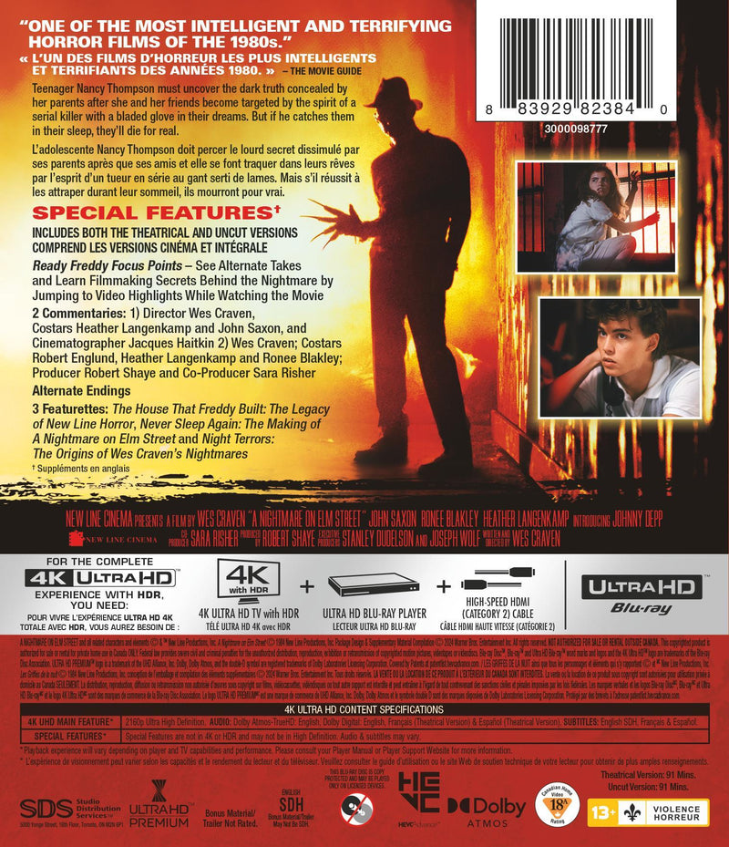 A Nightmare on Elm Street (Theatrical & Uncut) [UHD]