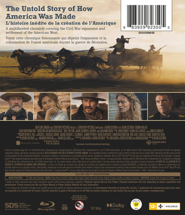 Horizon: An American Saga Chapter 1 [Blu-ray]