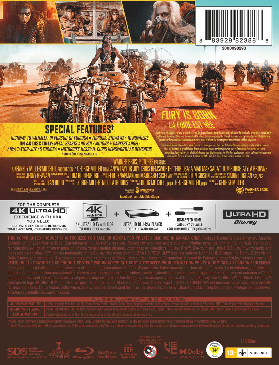 Furiosa: A Mad Max Saga (Steelbook) [UHD]
