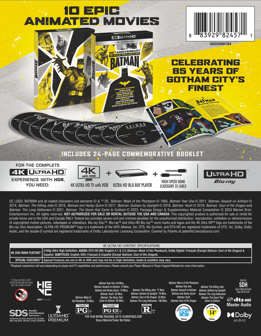 Batman 85th Anniversary Collection [UHD]