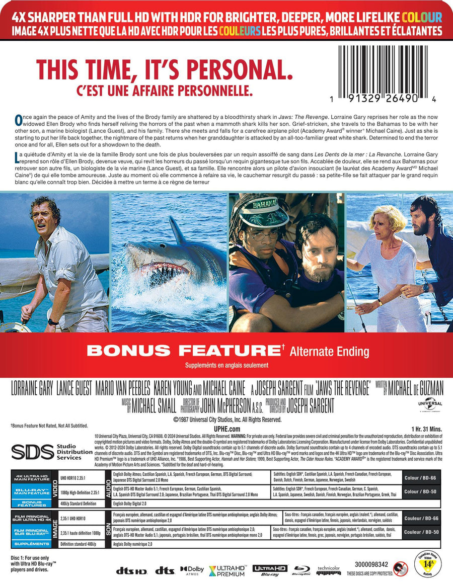 Jaws: The Revenge (4K Ultra HD + Blu-ray) [UHD]