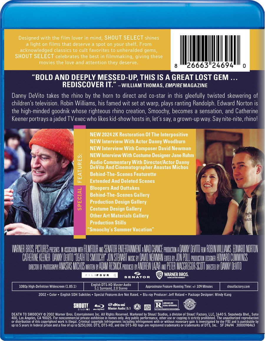 Death To Smoochy [Blu-ray]