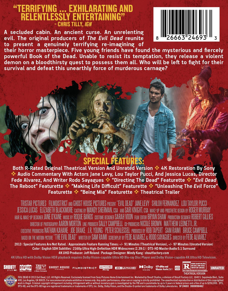 Evil Dead (2013) (Limited Edition Steelbook) [UHD]