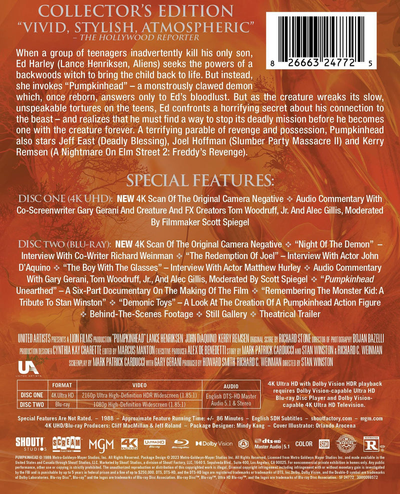 Pumpkinhead (Limited Edition Steelbook) [UHD]