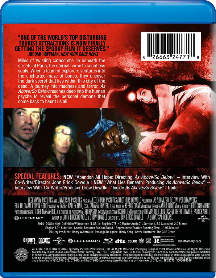 As Above So Below (Collector's Edition) [Blu-ray]