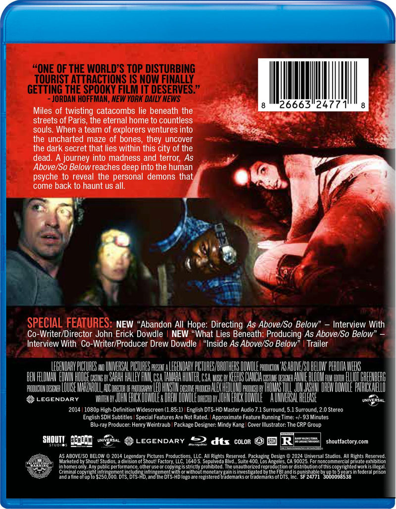As Above So Below (Collector's Edition) [Blu-ray]