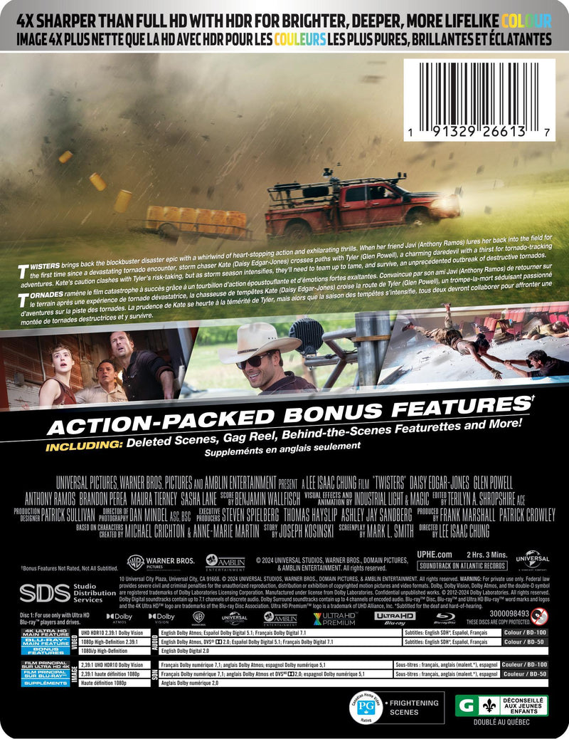 Twisters - Limited Edition Steelbook  [UHD]