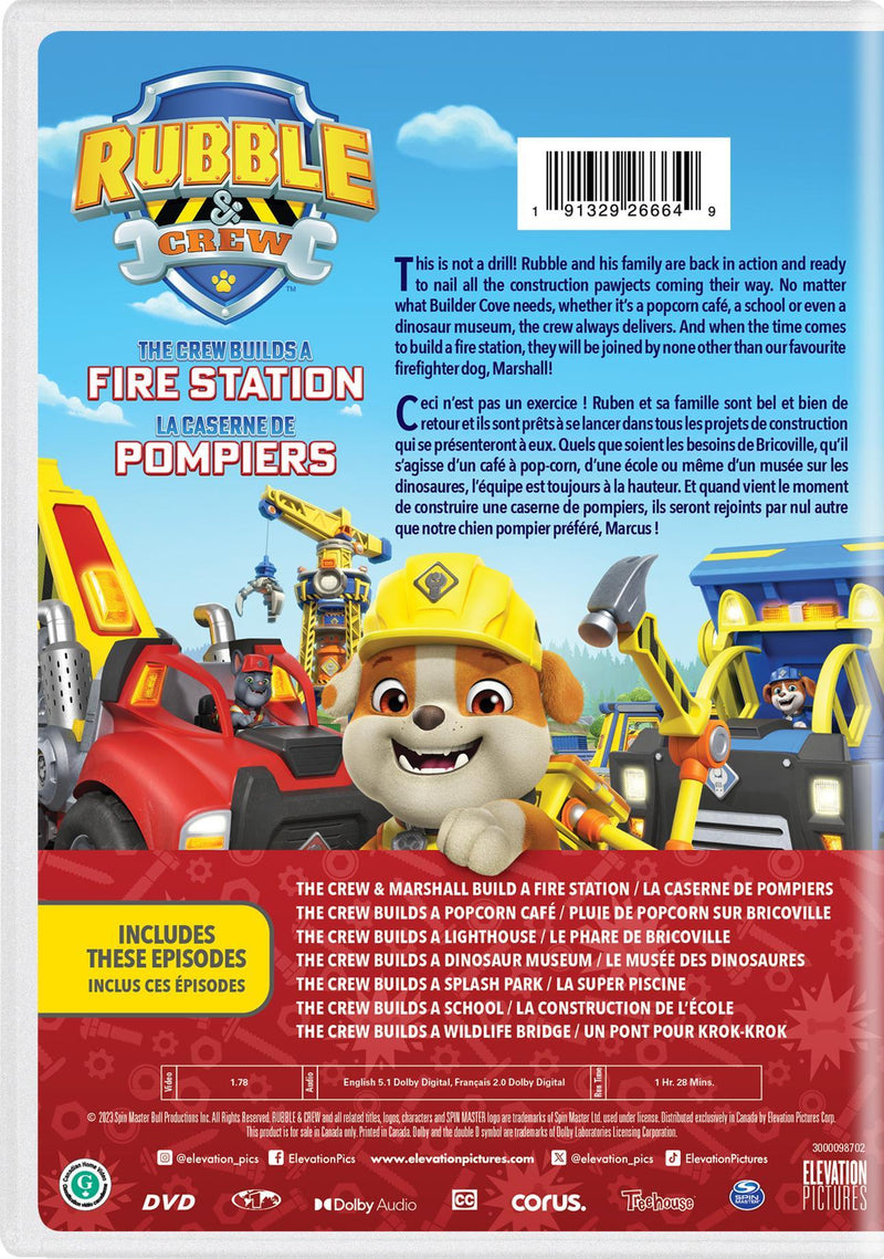 Rubble & Crew – The Crew Builds a Fire Station [DVD]