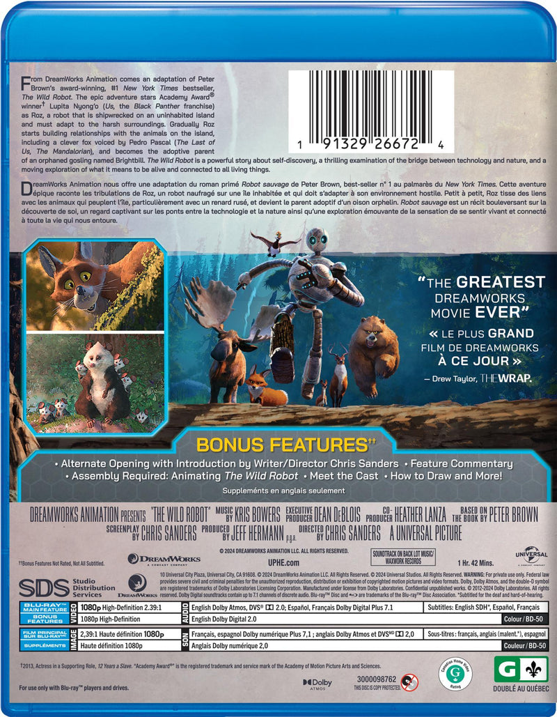 The Wild Robot (Collector's Edition) [Blu-Ray]
