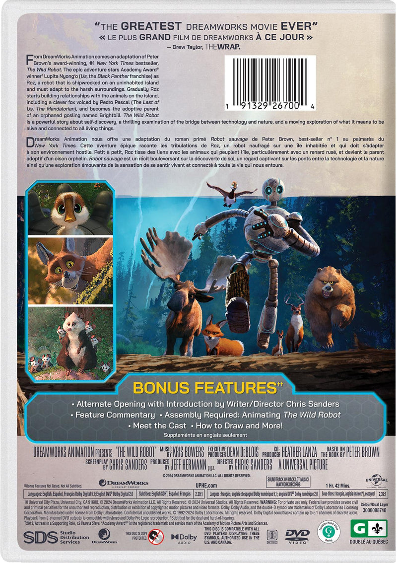The Wild Robot (Collector's Edition) [DVD]