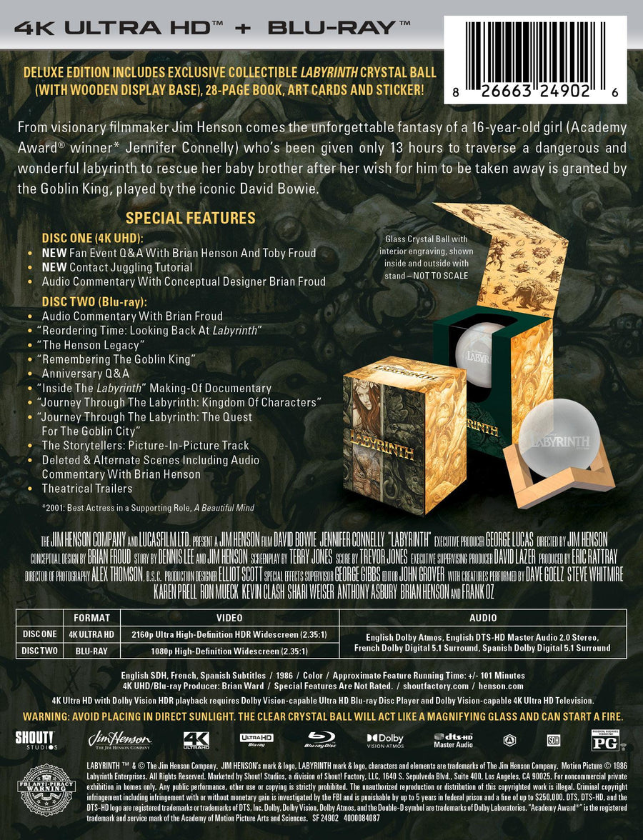 Labyrinth (1986) (Limited Edition Collector's Set) [UHD]
