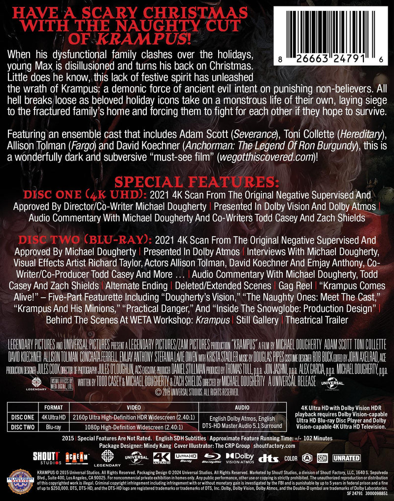 Krampus - The Naughty Cut (Limited Edition Steelbook) [UHD]