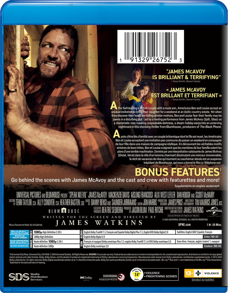 Speak No Evil (Collector's Edition) [Blu-Ray]