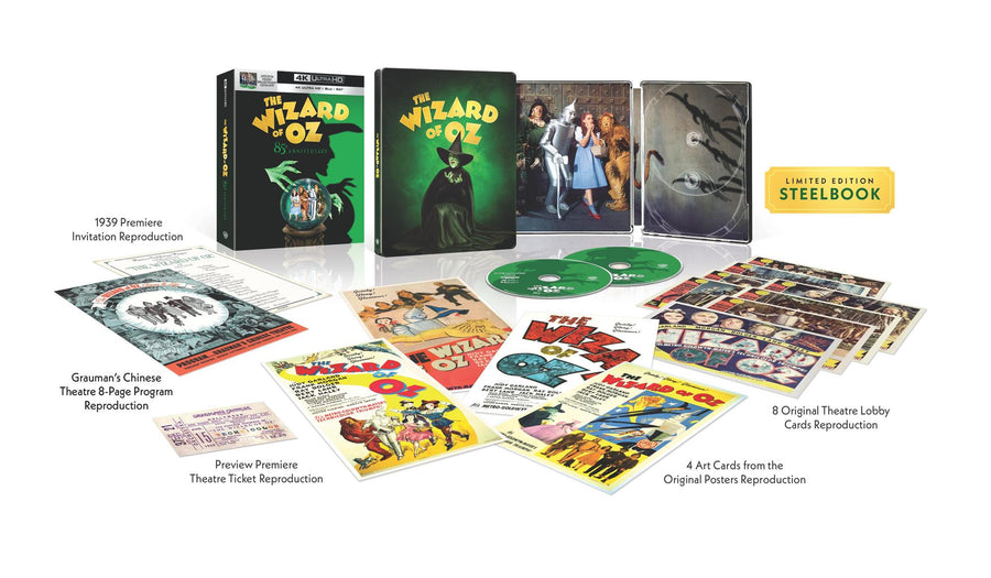 Wizard of OZ: 85th Anniversary Theater Edition (Steelbook) [UHD]
