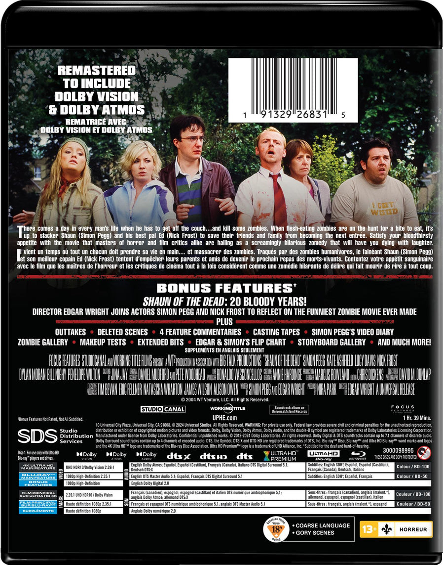 Shaun of the Dead (4K Ultra HD + Blu-ray) [UHD]