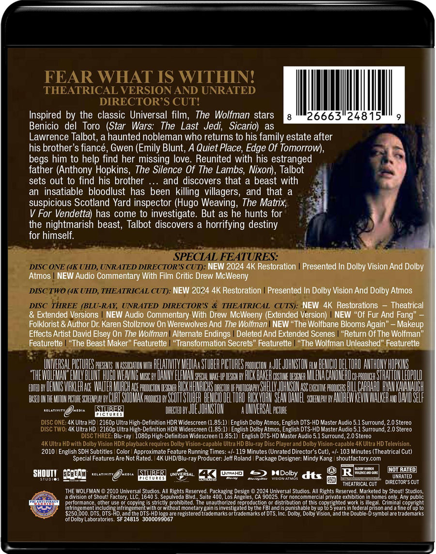 The Wolfman (2010) (Collector's Edition) [UHD]