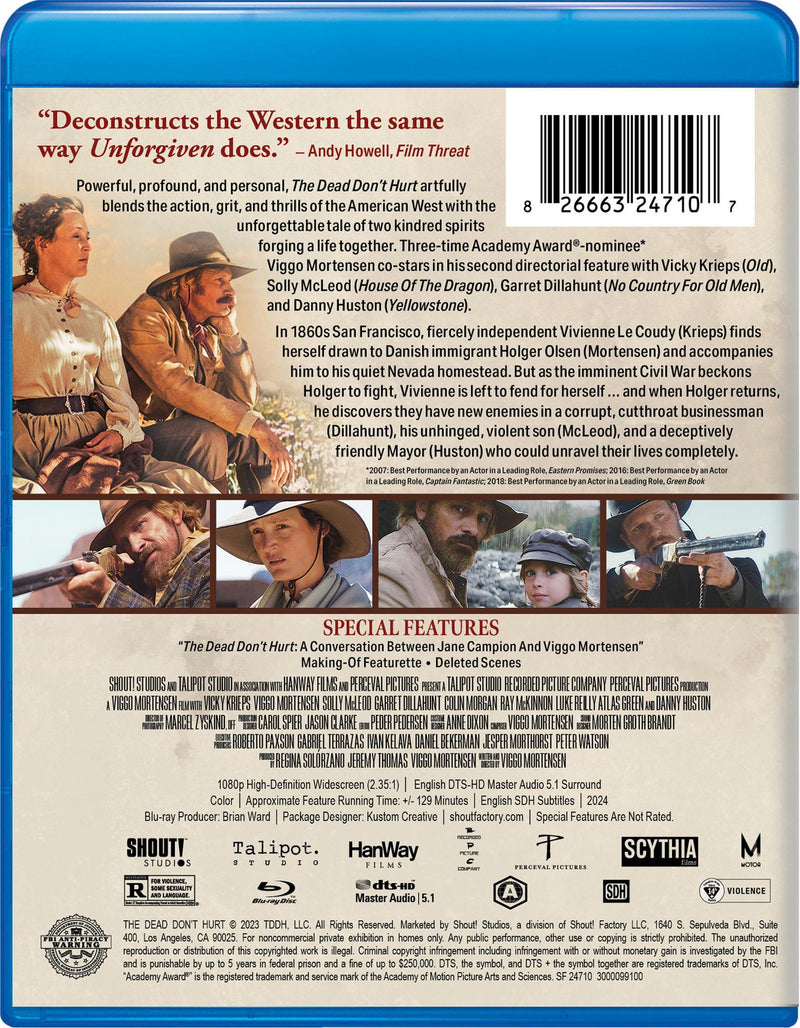 The Dead Don't Hurt [Blu-ray]
