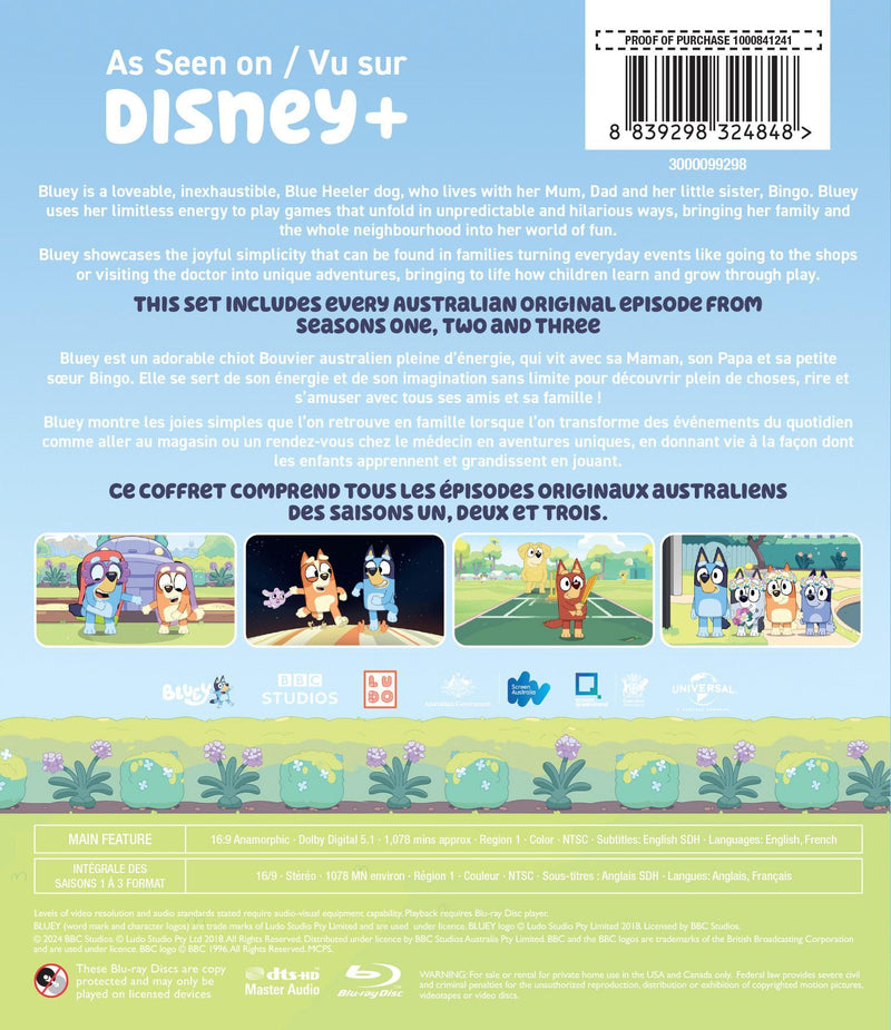 Bluey: Seasons One - Three [Blu-ray]