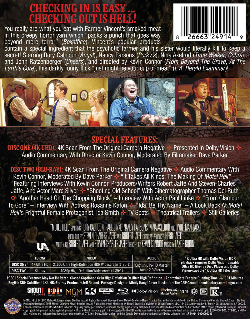 Motel Hell - Limited Edition Steelbook [UHD]