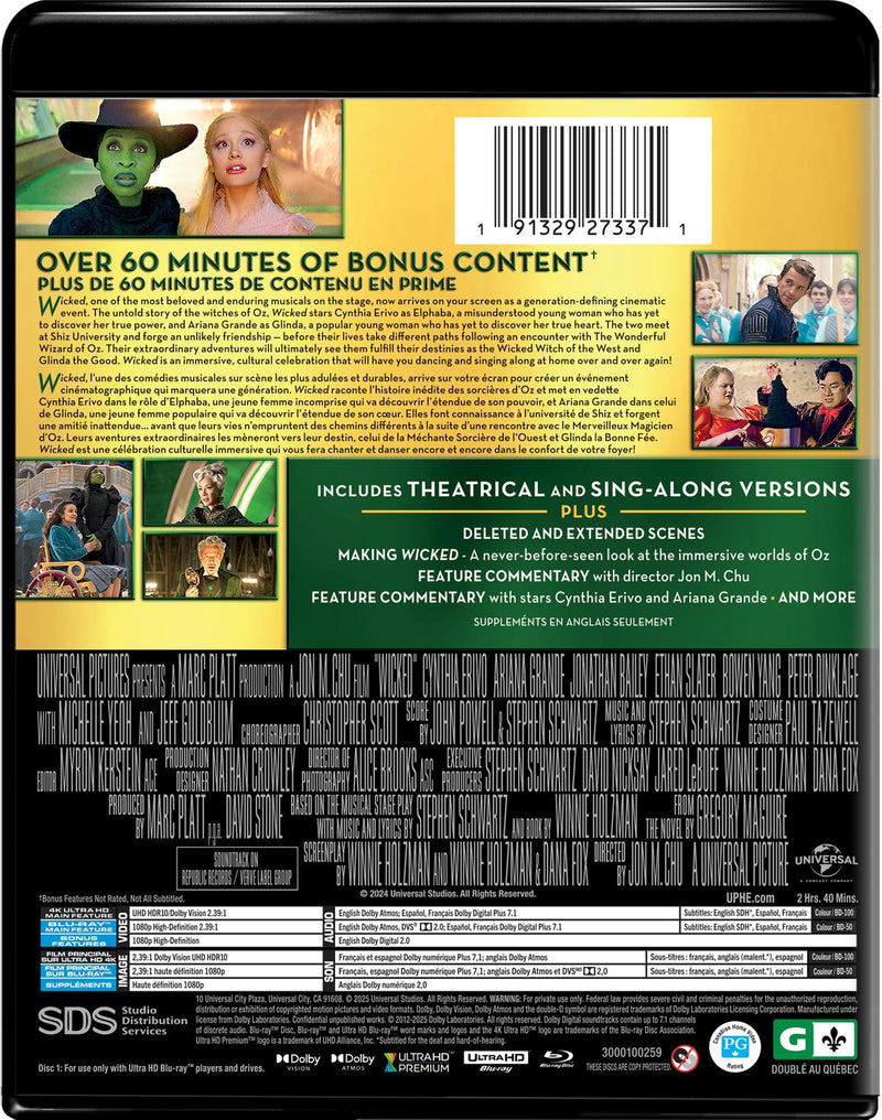 Wicked (4K Ultra HD + Blu-ray) [UHD]