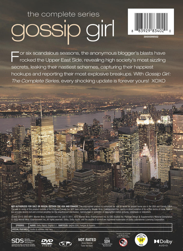 Gossip Girl: The Complete Series [DVD]