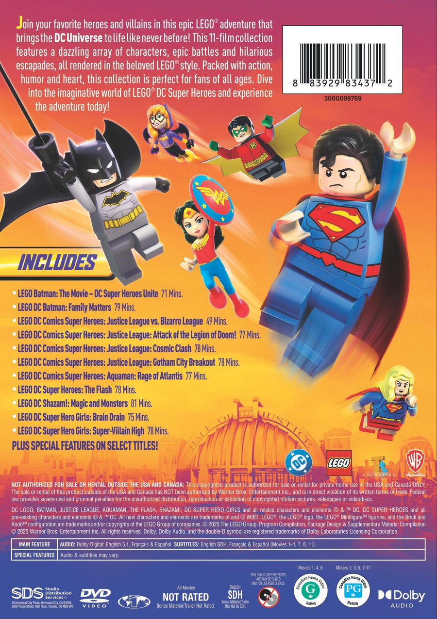 LEGO DC 11-Film Collection [DVD]