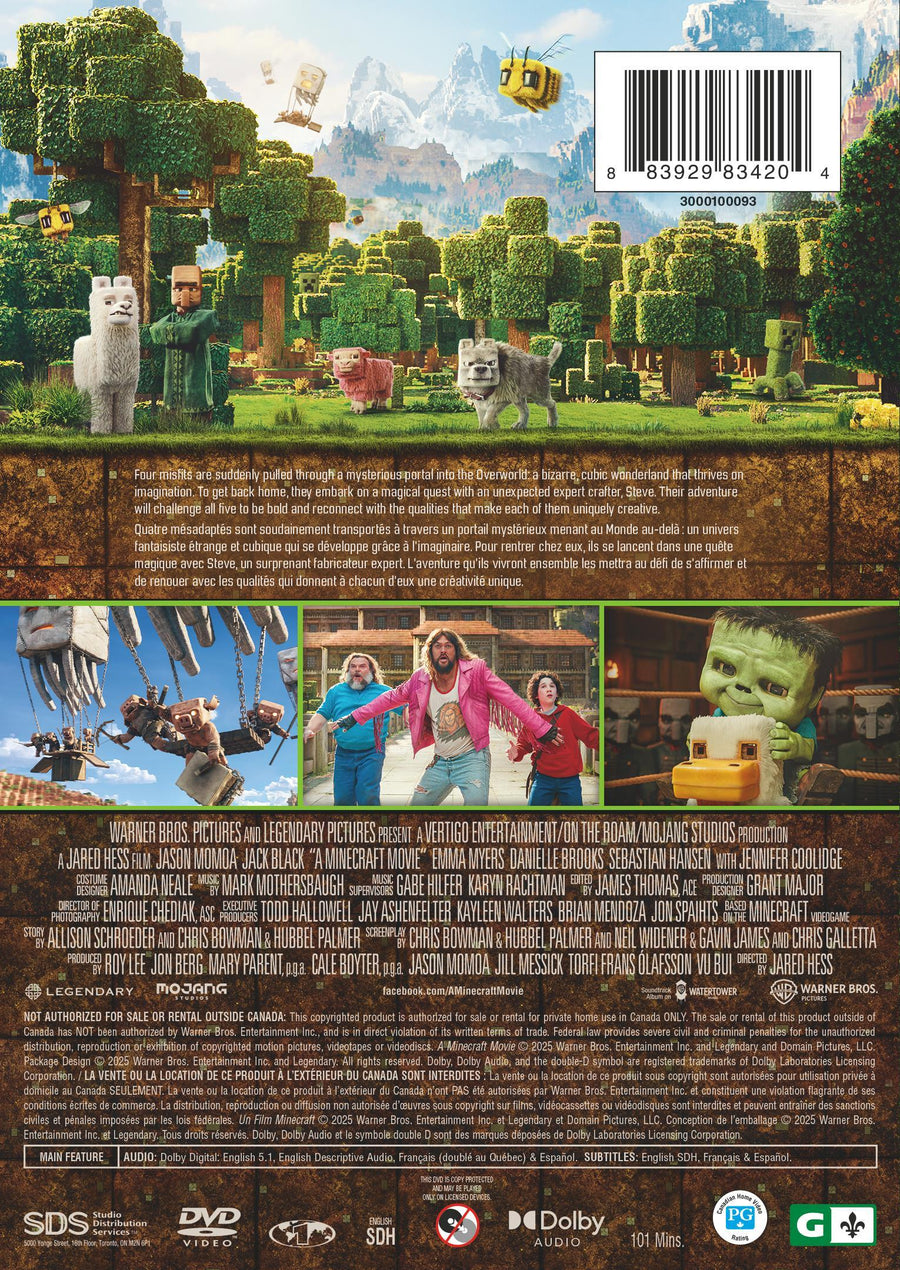 A Minecraft Movie [DVD]