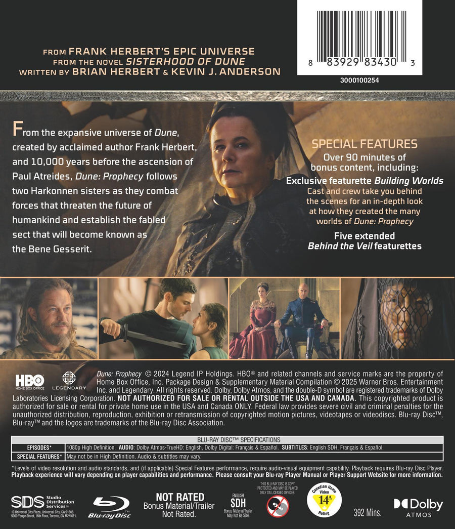 Dune: Prophecy: The Complete First Season [Blu-ray]