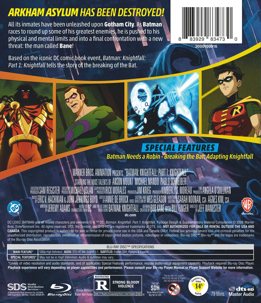 Batman: Knightfall – Part 1: Knightfall [Blu-ray]
