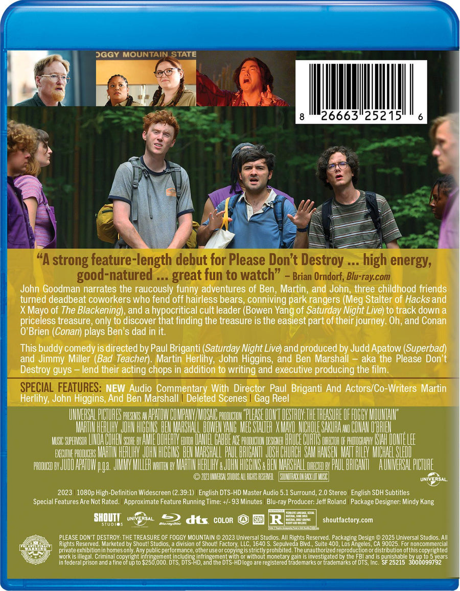 Please Don't Destroy: The Treasure of Foggy Mountain [Blu-ray]