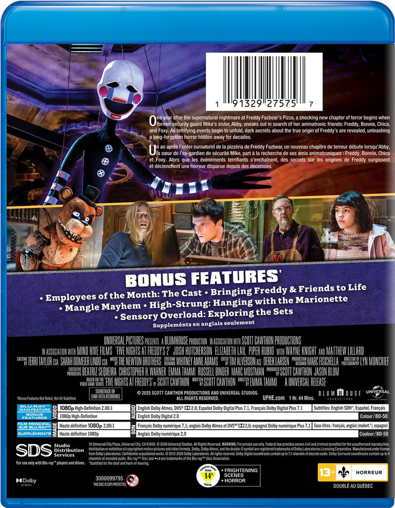 Five Nights Freddy's 2 [Blu-ray]
