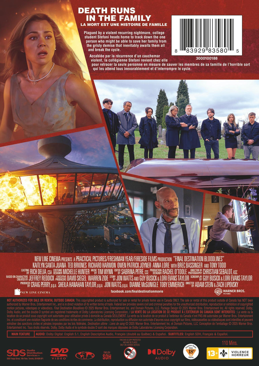 Final Destination: Bloodlines [DVD]
