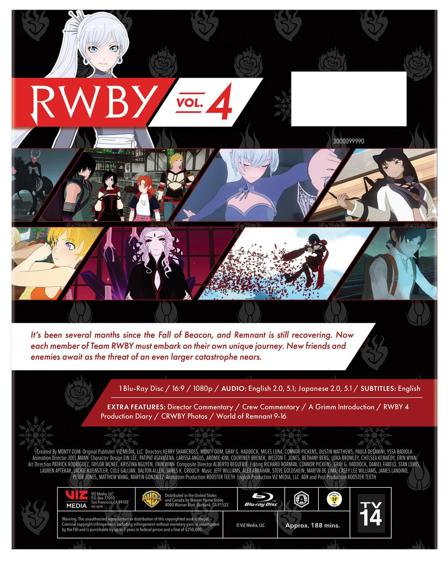 RWBY Volume 4  [Blu-ray]
