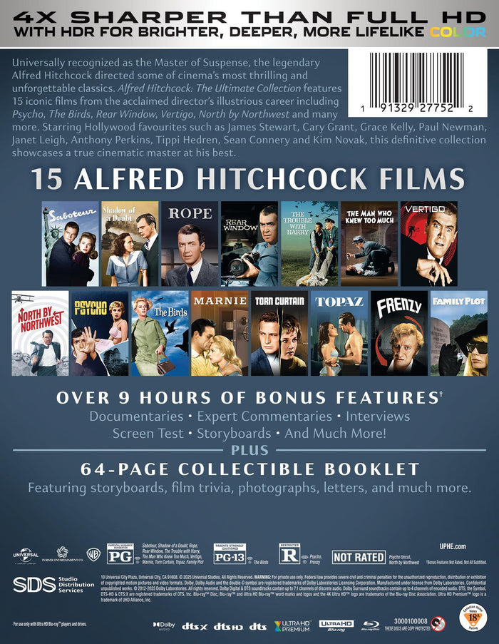 Alfred Hitchcock: The Ultimate Collection [UHD]
