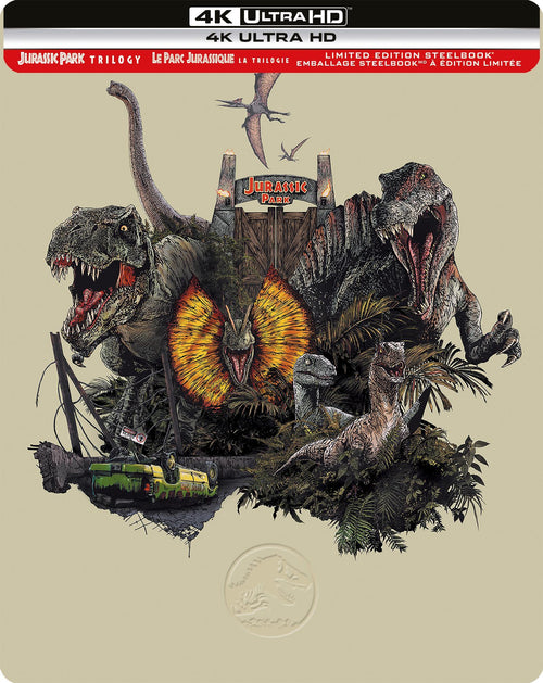 Jurassic Park Trilogy (Jurassic Park / The Lost World: Jurassic Park / Jurassic Park III) (Limited Edition Steelbook) [UHD]