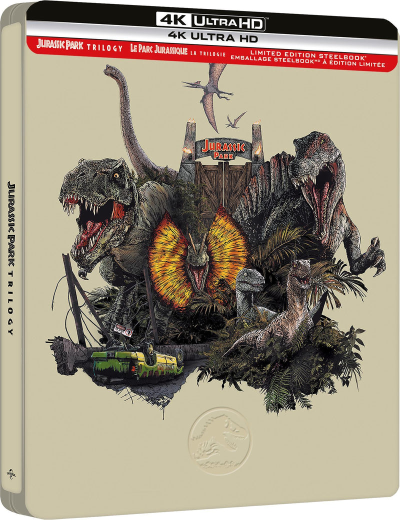 Jurassic Park Trilogy (Limited Edition Steelbook) [UHD]