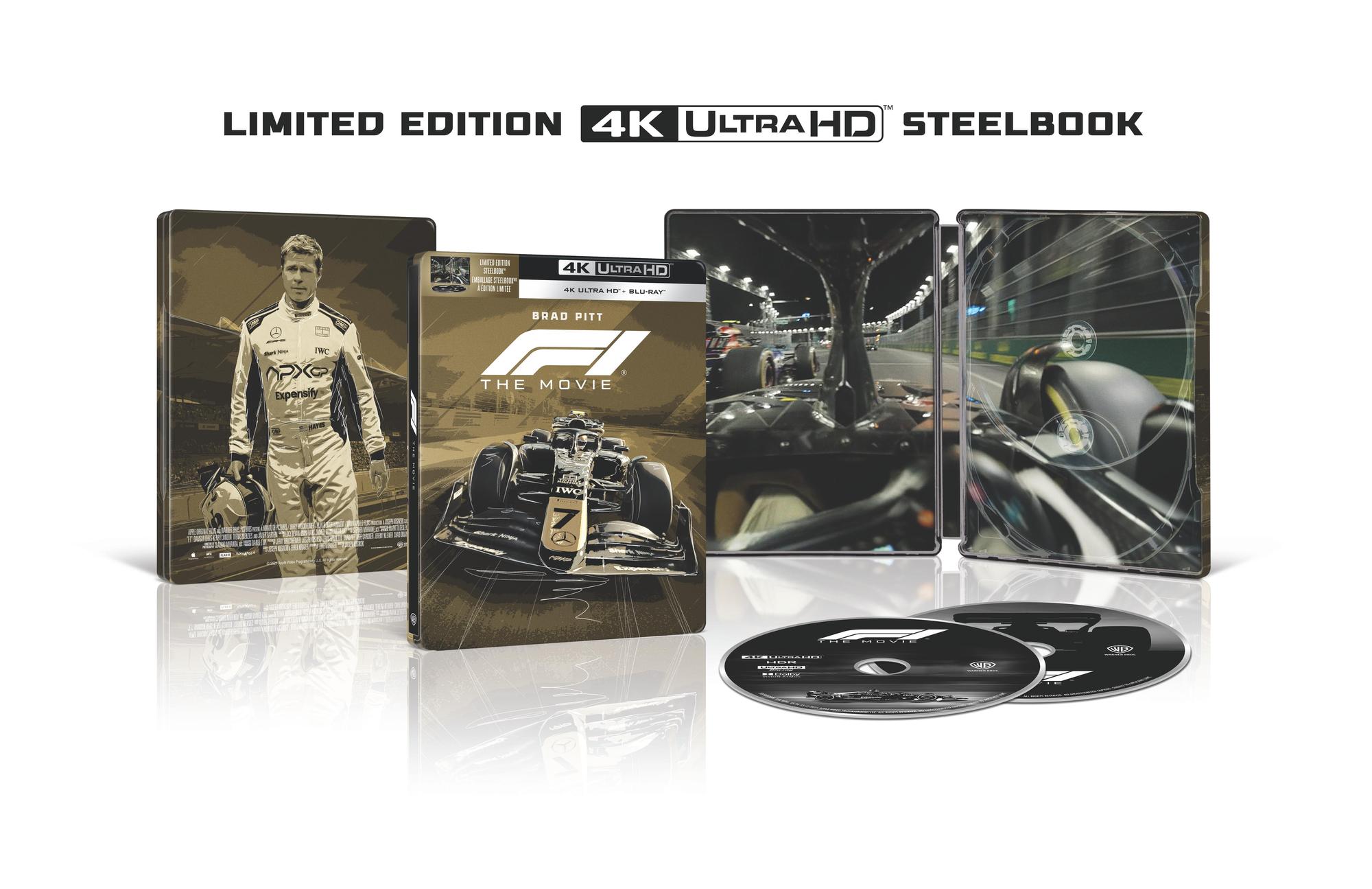 F1® The Movie - Limited Edition Steelbook [UHD] – GRUV Canada