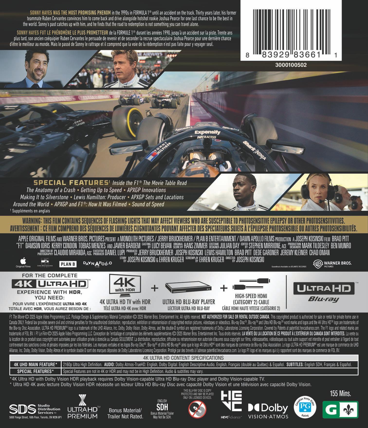 F1® The Movie [UHD] – GRUV Canada