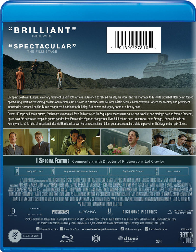 The Brutalist [Blu-ray]