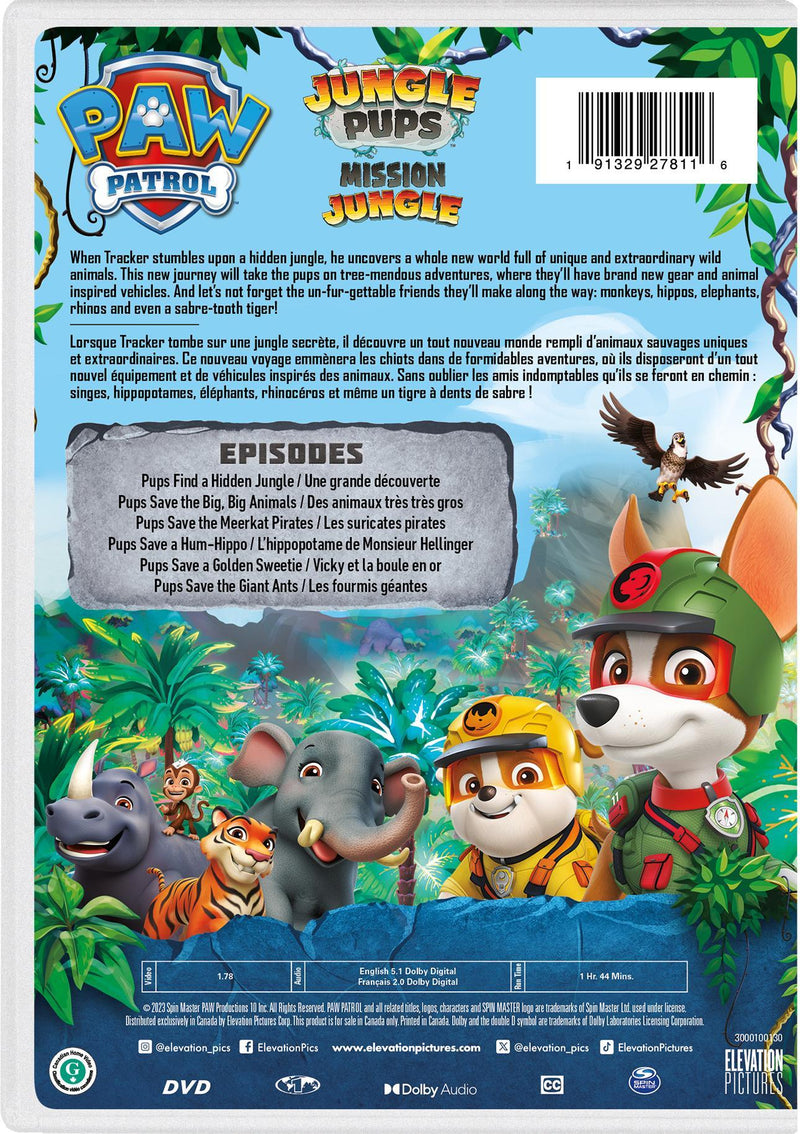 PAW Patrol: Jungle Pups [DVD]