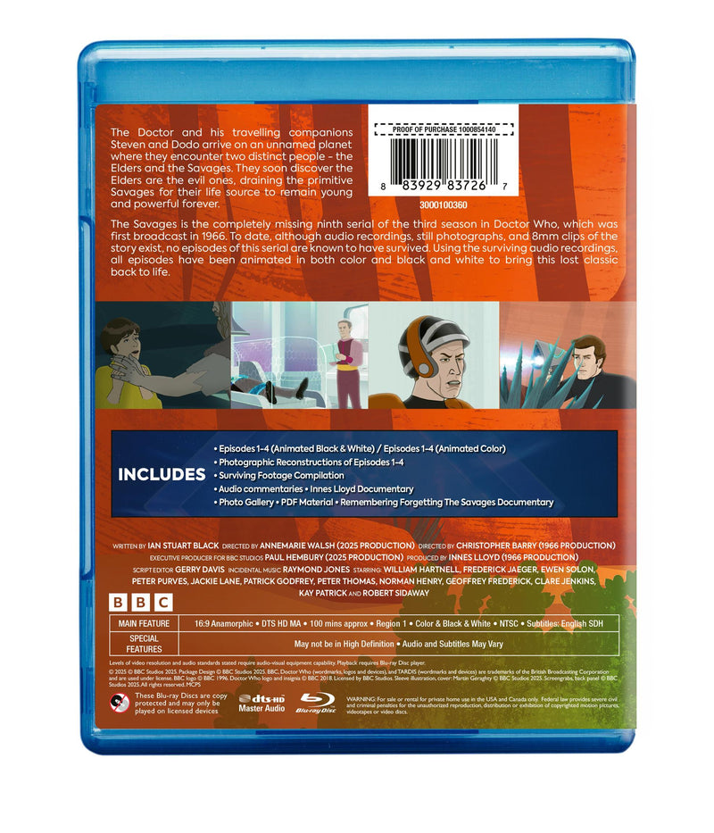 Doctor Who: The Savages [Blu-ray]