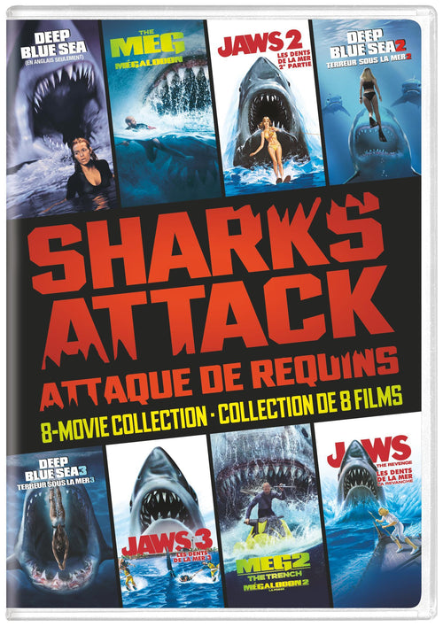 Sharks Attack 8 Film Collection [DVD]
