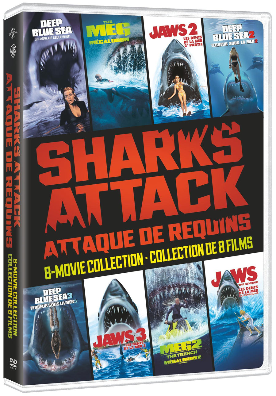 Sharks Attack 8 Film Collection [DVD]