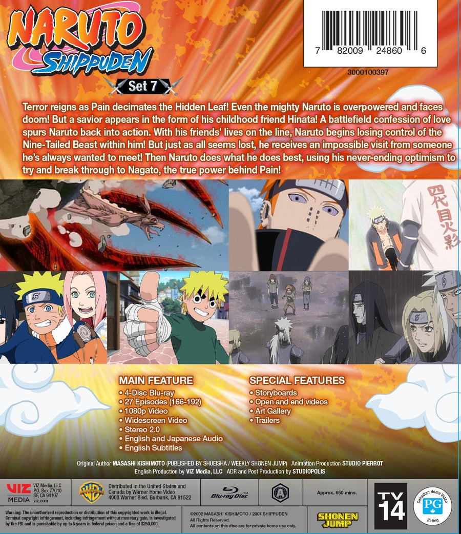 Naruto Shippuden Set 7 [Blu-ray]