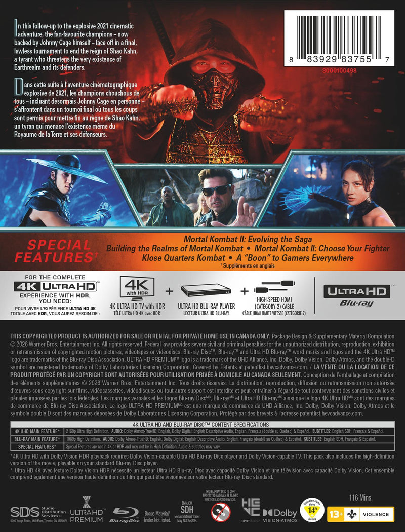 Mortal Kombat II - Steelbook [UHD]
