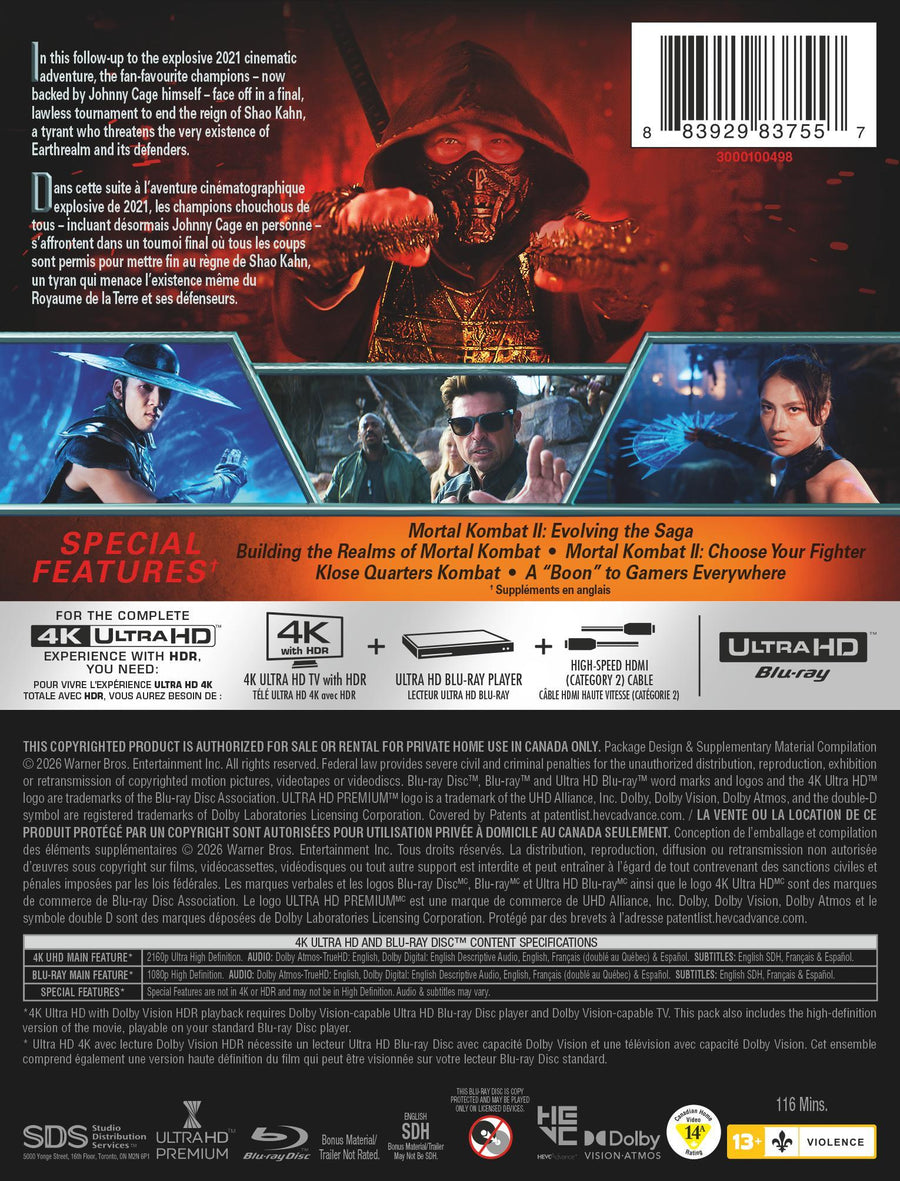 Mortal Kombat II - Steelbook [UHD]