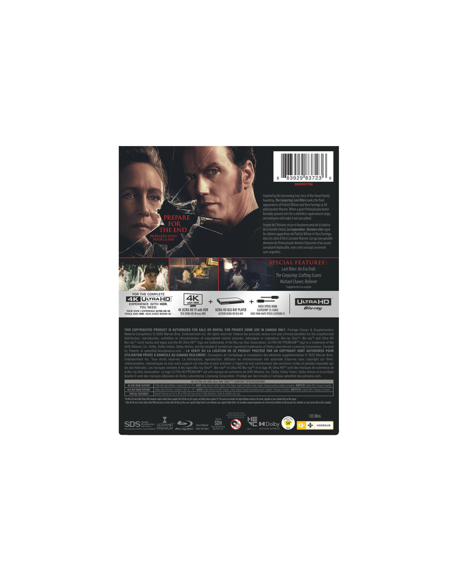 The Conjuring: Last Rites - Limited Edition Steelbook [UHD]