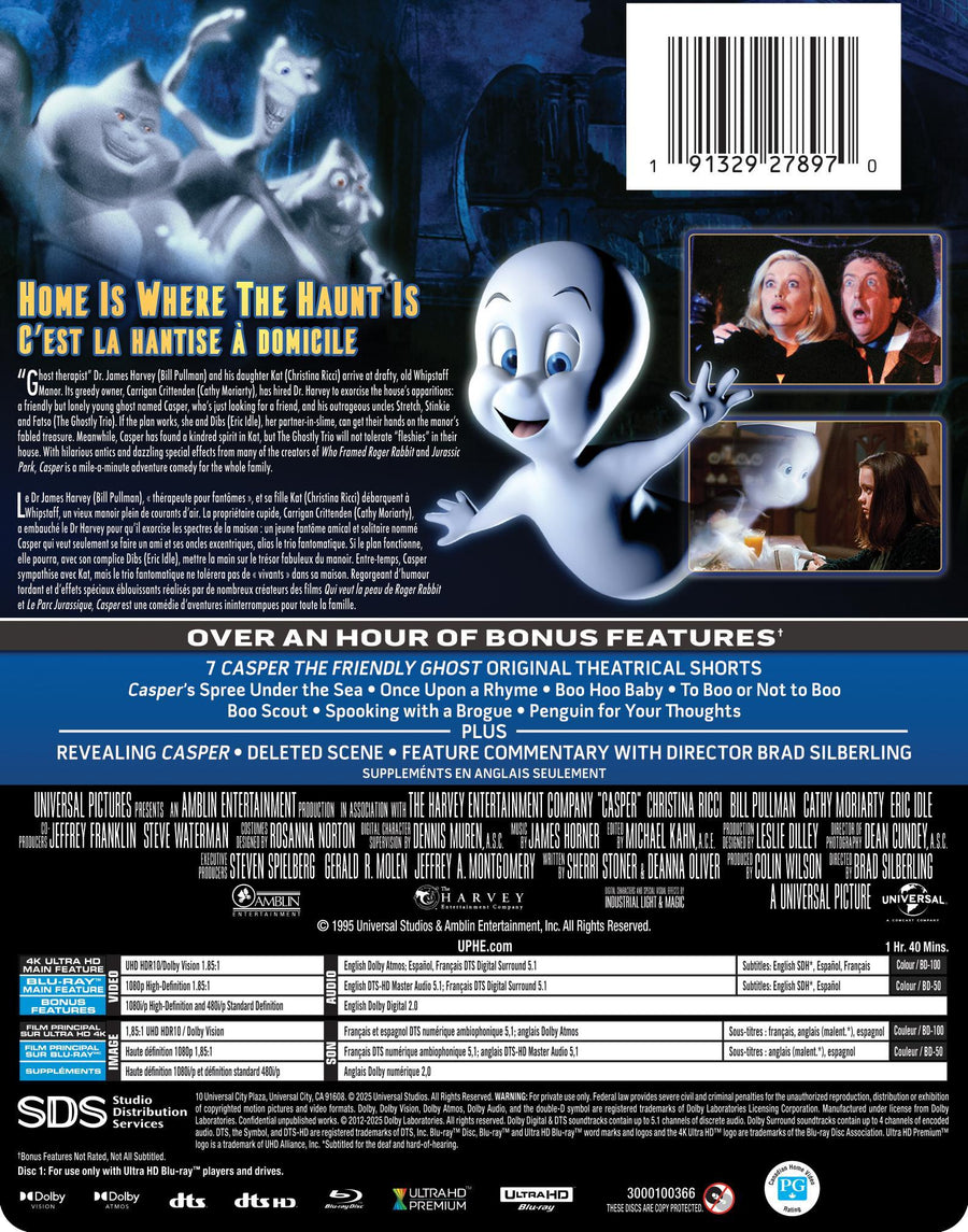 Casper - Limited Edition Steelbook (30th Anniversary Edition) [UHD]